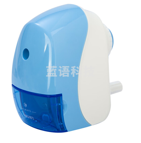 得力(deli)0519靓丽简约流线型削笔机/削笔器创意自动吸入铅笔颜色随机