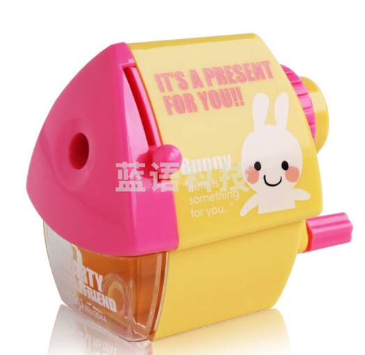 得力(deli)0644 Q版迷你型小屋削笔器(黄/蓝/粉随机)