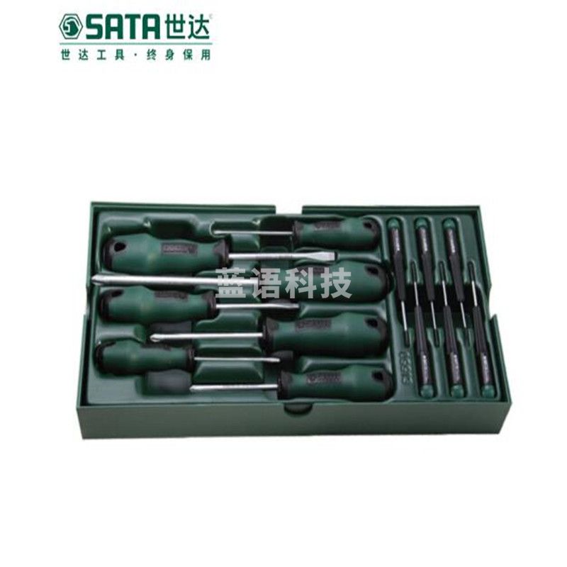 世达（SATA） 09913 13件套螺丝批工具托组套（计价单位：套）