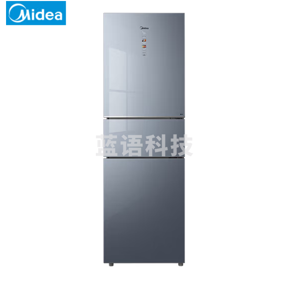 美的  271升三门冰箱  BCD-271WTGPZM 沁玉蓝