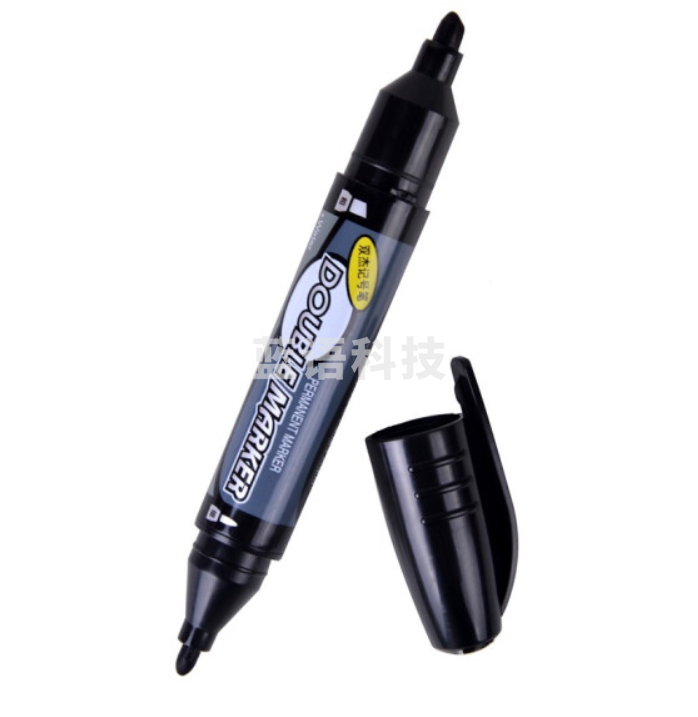 晨光文具MG2110   黑色油性双头粗杆记号笔 12支/盒