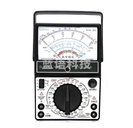 伊莱科（ELECALL）指针式万用表 机械表内磁式多重电路保护 高精度万能表 MF47