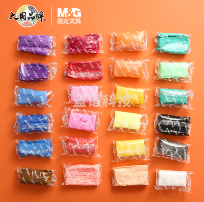 晨光(M&G)文具24色超轻粘土 彩泥黏土橡皮泥4D 儿童手工DIY玩具 袋装AKE03987