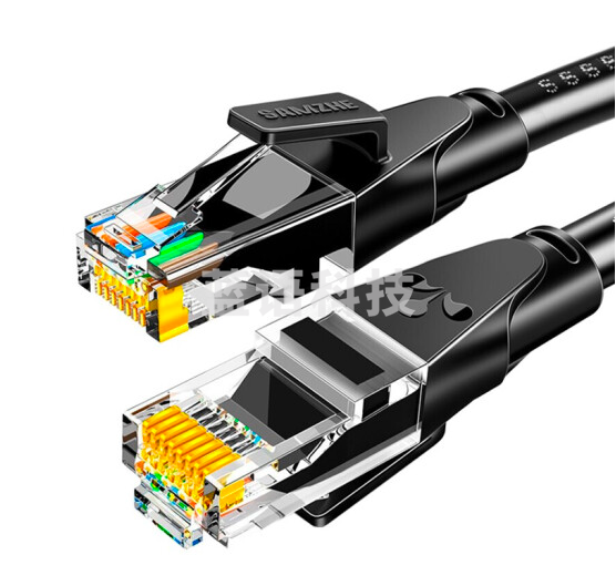 山泽(SAMZHE) 六类网线 CAT6类千兆网络跳线 八芯双绞成品网线 电脑路由器宽带网络连接线 5米 WD6050 黑色