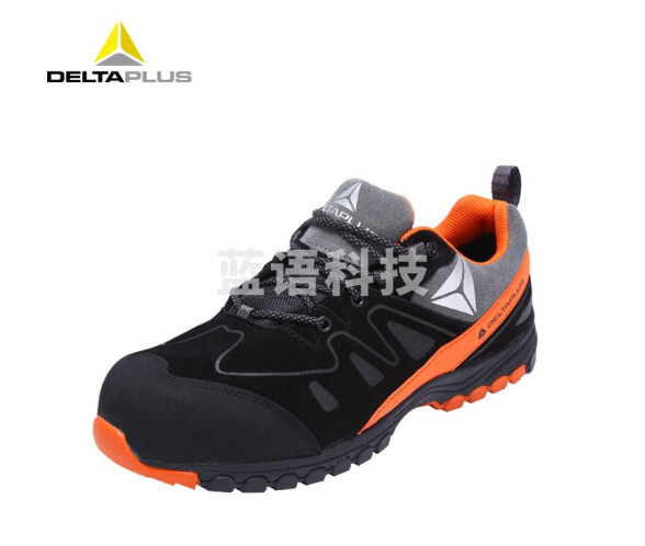 代尔塔 301338 新款劳保鞋 运动系列反绒牛皮面安全鞋