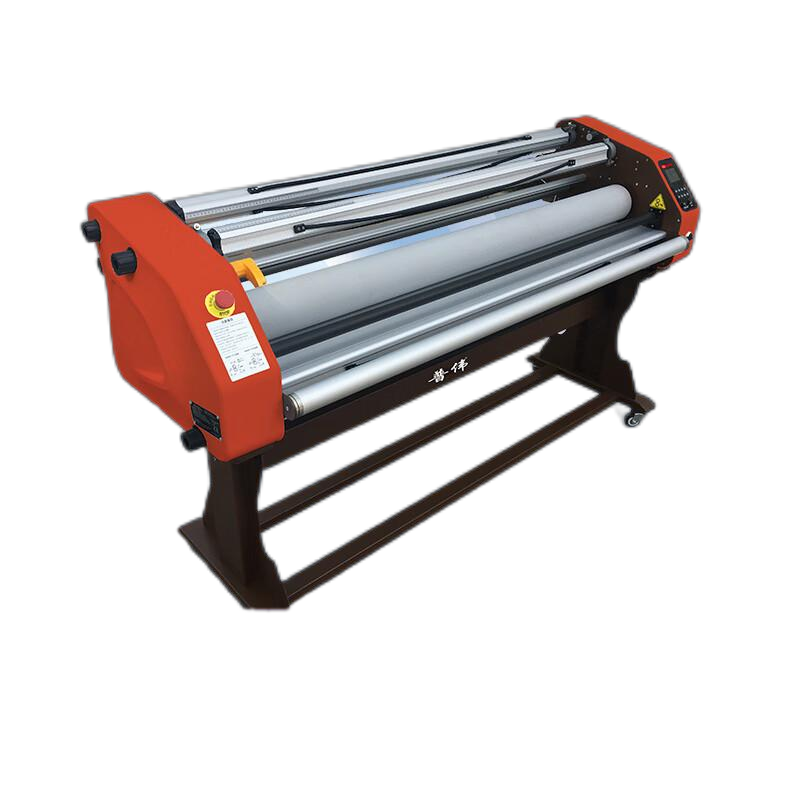 普伟覆膜机PW-1600H6+全自动低/高温热裱广告图文过膜压膜机 PW-1600H6+ 气动提升胶辊