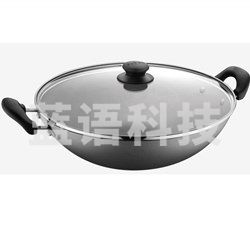 苏泊尔（SUPOR） VC32EF02 双耳精铸铁锅 直径32CM 可视透明玻璃盖