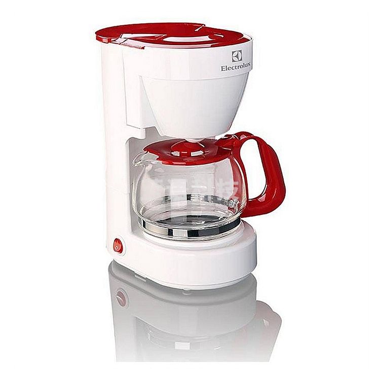 伊莱克斯 EGCM350 咖啡机 800W(单位：台) 白+红