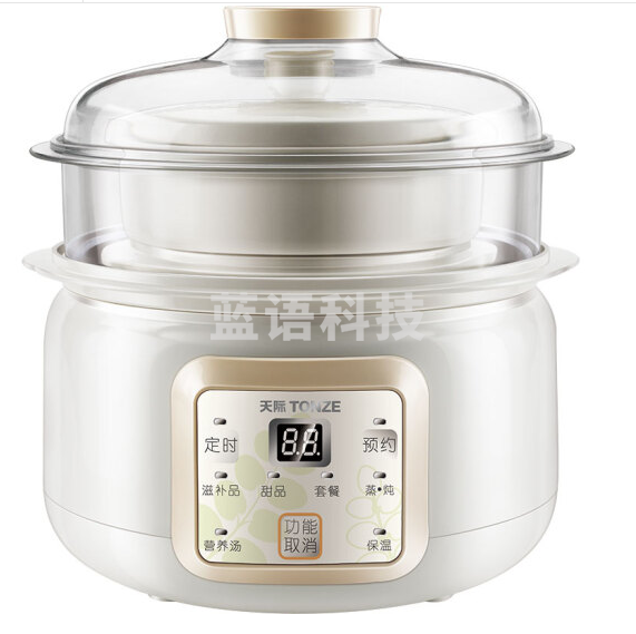 天际DGD15-15BG 1.5L 电炖锅隔水炖 子母煲粥炖汤  货号：WY