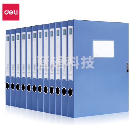 得力 deli 5602档案盒背宽38mm(蓝)(只) 5602(单只装)