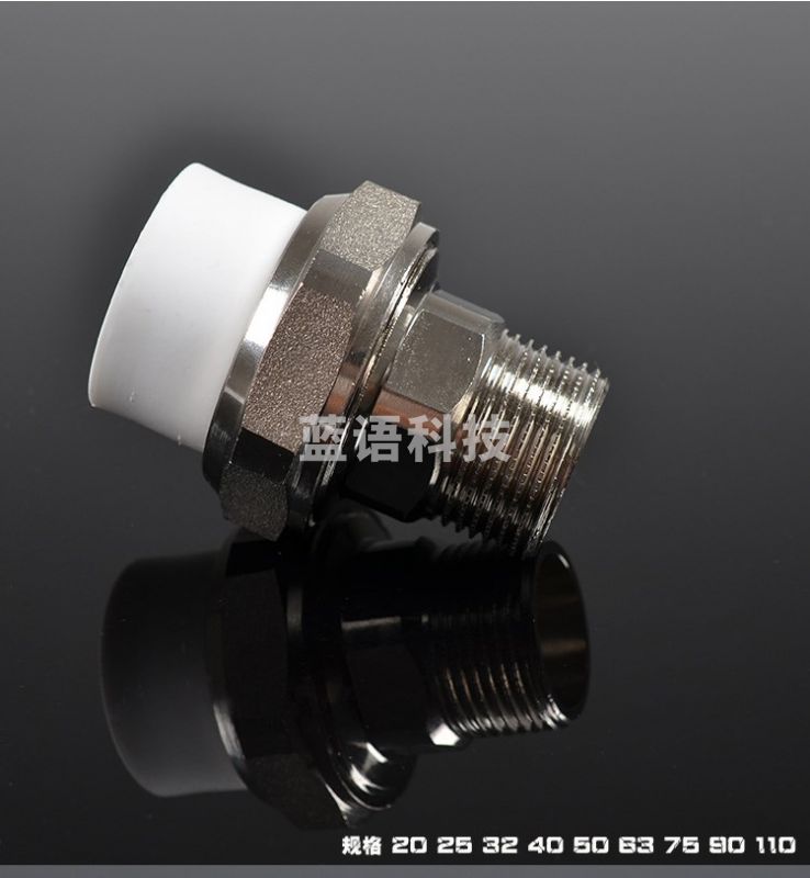 日丰 PPR外牙活接 日丰水管配件  6分  25*3/4