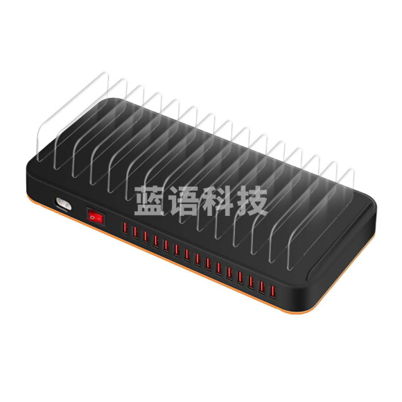 15口USB插座多口  通用充电器 智能排插 插线板全USB插排