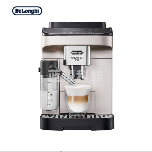 德龙 全自动家用咖啡机图标触摸控制一键多种奶咖E Latte Plus