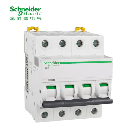 施耐德  C型断路器   iC65N-C4P/25A  4P四极 C型25A  空气开关