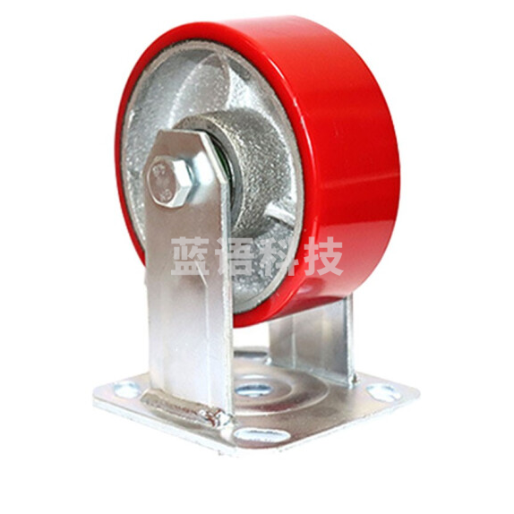 6寸 兰聚氨酯PU定向轮