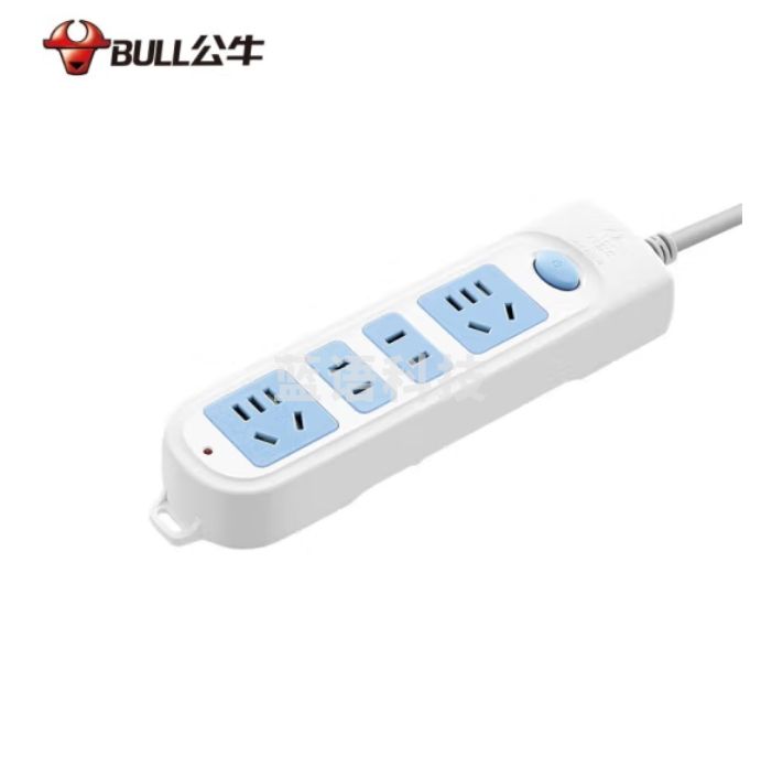 公牛GN-607 4米 插座插排电源接线插板/四孔位//4米/拖线板/