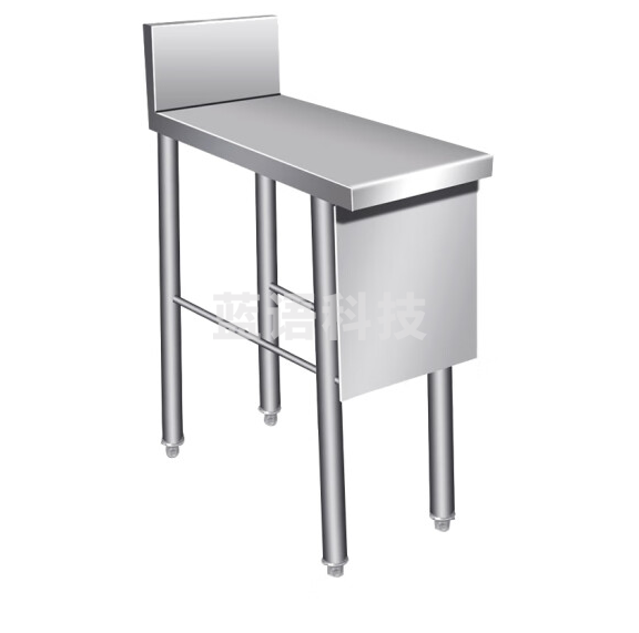 不锈钢调料台+炉拼台  500*1100*800mm   货号：JC