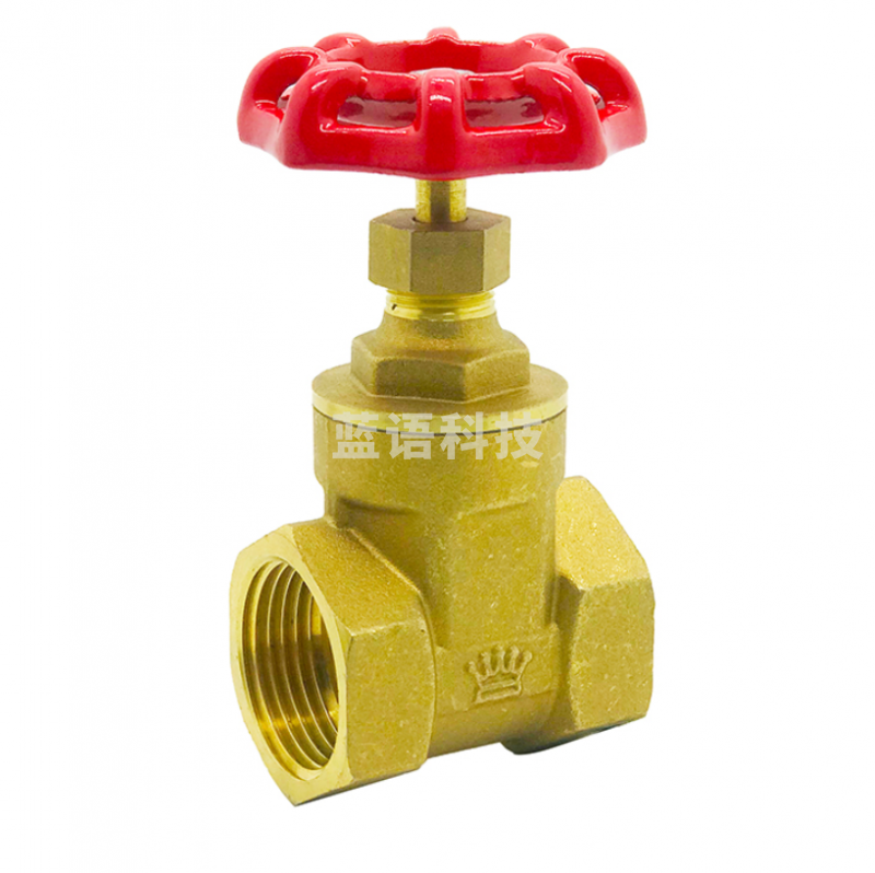 皇冠 DN25 通径铜闸阀 1寸重型闸板阀2001