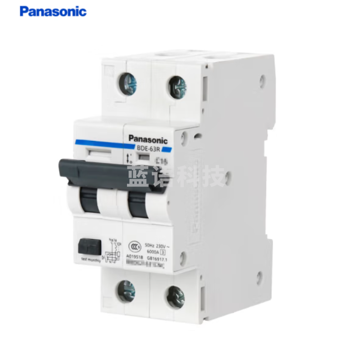 松下 BDE 2P 20A 漏保断路器带漏电保护