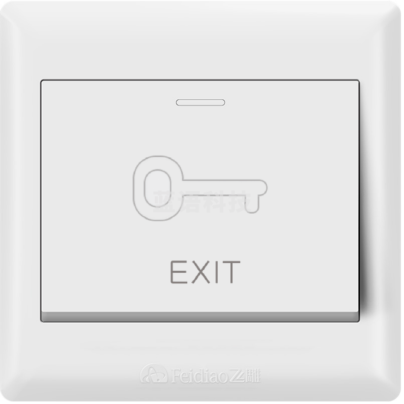 飞雕 一位门禁开关 86型面板门禁开关E5-A墙壁开关