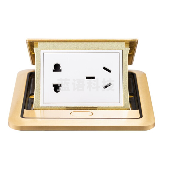 开关插座 五孔地插 隐藏弹起式铜地插防水地插    货号：JC