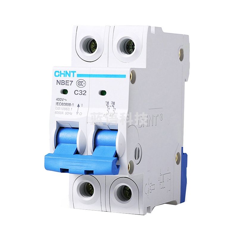 正泰（CHNT） 2P-C32A 家用空气开关 过载空气开关   2P 32A