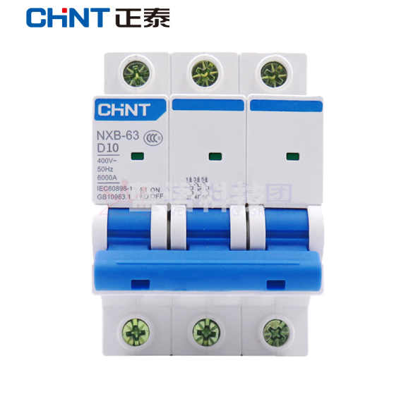 正泰（CHNT）NXB-63-3P-D20 小型断路器 空气开关 3P D型 20A