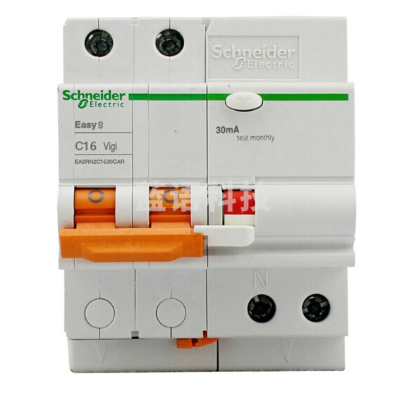 施耐德  2PC16A 断路器带漏电保护EA9