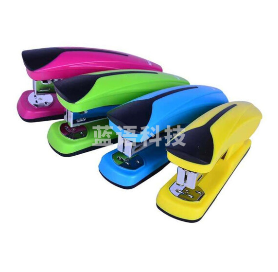 晨光(M&G)12号订书机金属拉杆订书器订书机订书钉套装办公用品学生文具 12号炫彩商务ABS91641