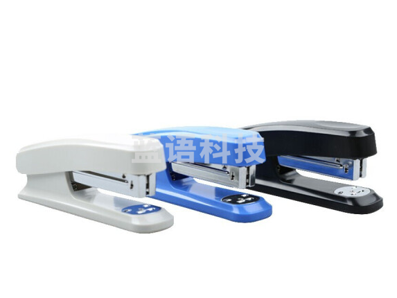 晨光(M&G)12号钉书机装订机桌面办公订书机 订书器ABS92723 灰蓝黑颜色随机 一包12个装