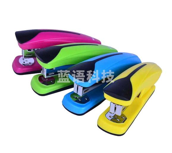 晨光(M&G)12号炫彩系列订书机 商务办公用品 订书器 ABS91641 蓝红绿黄颜色随机 一包12个装