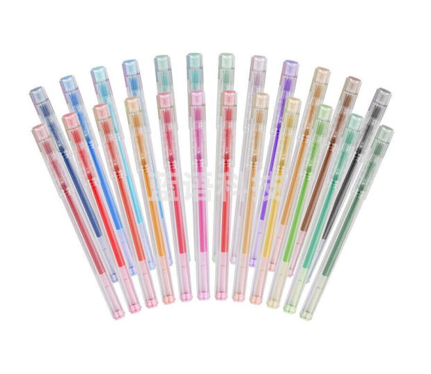 晨光 彩色中性笔0.5mm本味24色水笔 AGPA9204 (备注颜色默认黑色)(12支/盒