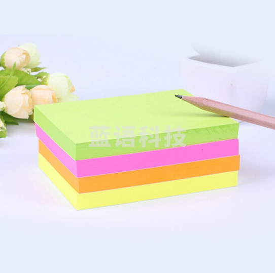 得力 9086 百事贴荧光纸 76ｘ101mm(单位:包) 混