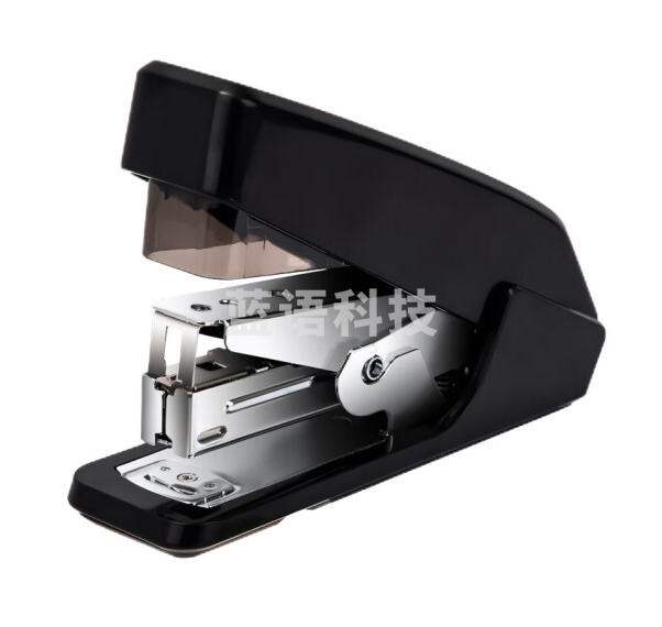 得力0467省力订书机可装订20张80G复印纸(黑)