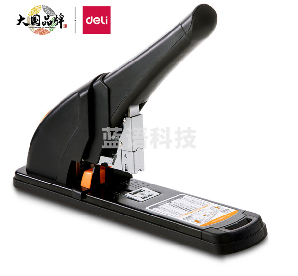 得力0385重型订书机可装订2-210张80G复印纸(单位：台)黑