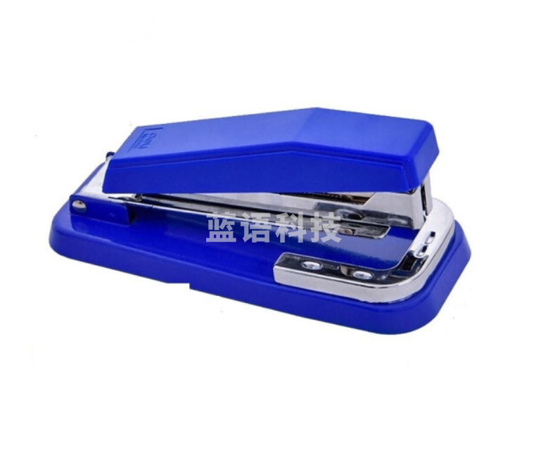 得力0414订书机可装订2-20张80G复印纸(蓝)