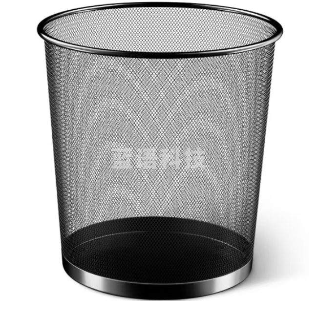 金属纸篓15L大号垃圾桶清洁纸篓 直径295mm B295