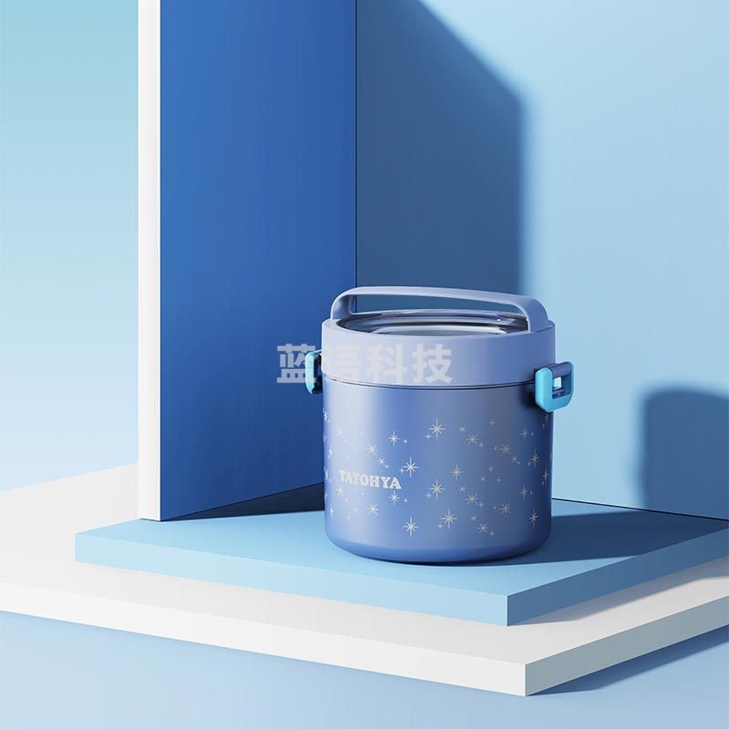 "TA21-0016BP 皓天 圆形单层不锈钢饭盒 "