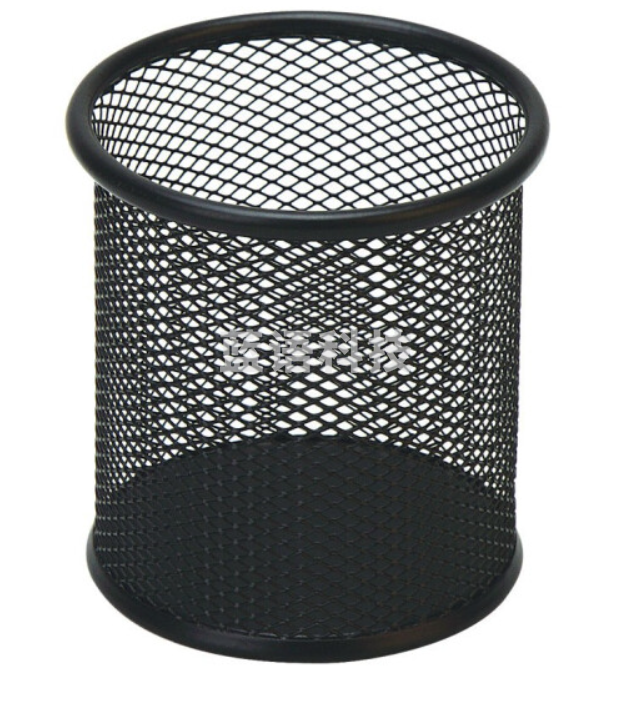 齐心B2106多功能圆笔筒黑色(个)