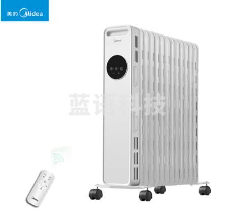 美的NYY-AR 油酊取暖器 节能防烫智能遥控预约13片速热