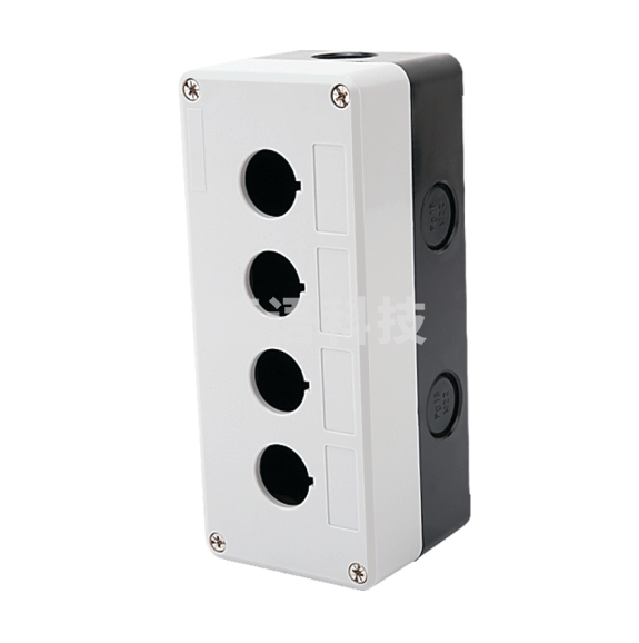 按钮开关控制盒 4孔防水开关盒  孔径22  尺寸171*72*66mm  货号：GD