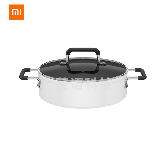 米家 小米知吾煮汤锅4L 食品级不黏涂层 耐腐蚀易清洗 26cm大口径