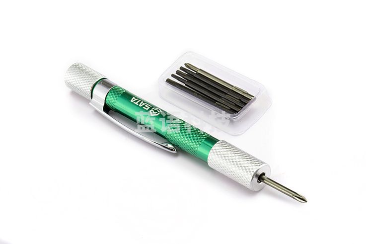 世达(SATA)03142 6件十字、花形迷你螺丝批组套