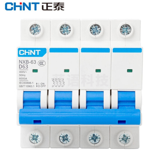 正泰（CHNT）NXB-63 4P D20 小型断路器