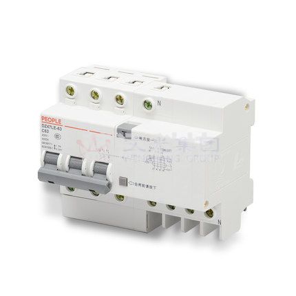人民电器 RDX2LE-3P80A4L拼装 漏电断路器