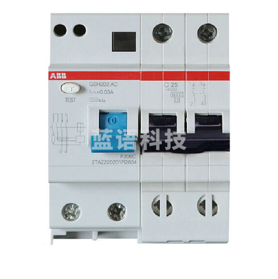 ABB  2P25A 断路器 漏电保护器 2P 断路器