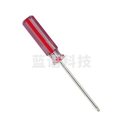 巨联 十字5*100 601系列双色彩条螺丝批水晶透明手柄螺丝刀改锥带磁螺丝刀规格 十字5*100