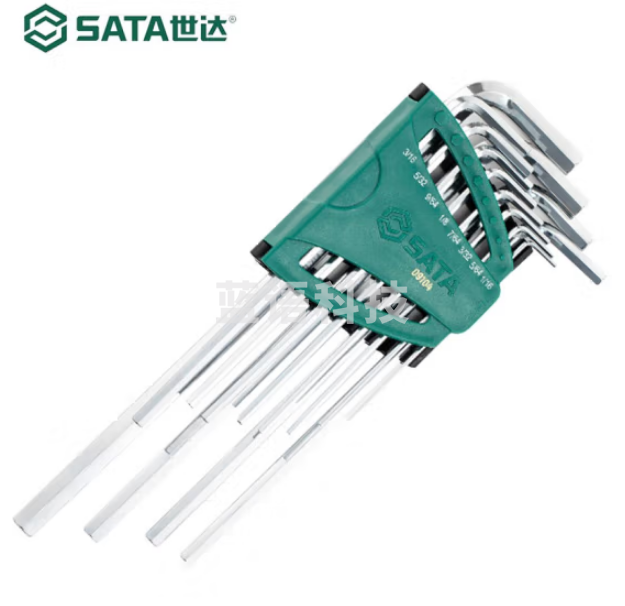 世达（SATA）09104 12件英制特长内六角扳手组套