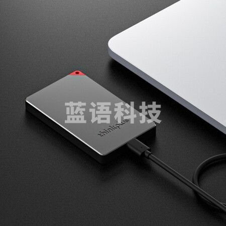 联想 thinkplus移动固态硬盘 USB3.1高速PSSD移动硬盘小巧便携读取400MB/S US100黑色 4T