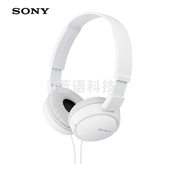 索尼MDR-ZX110AP 头戴式 立体声耳机 白色